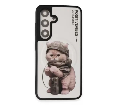 Samsung Galaxy S24 Fun Magsafe Kapak - Beyaz
