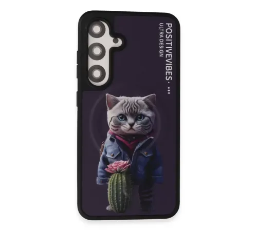 Samsung Galaxy S24 Fun Magsafe Kapak - Derin Mor