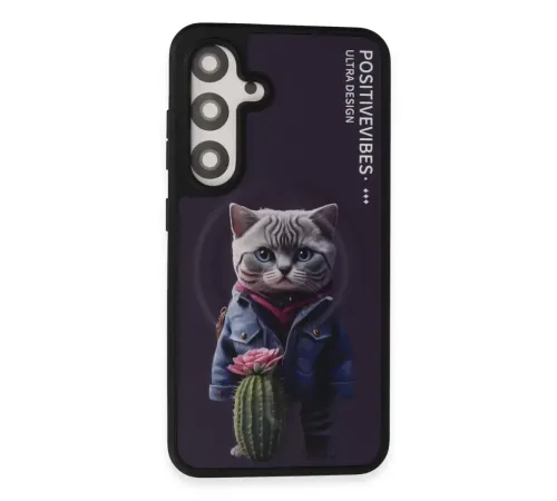 Samsung Galaxy S24 Fun Magsafe Kapak - Derin Mor
