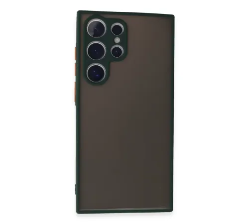 Samsung Galaxy S24 Ultra Kılıf Montreal Silikon Kapak - Yeşil