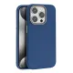 iPhone 15 Pro Max Kılıf Wonder Deri Magsafe Kapak - Lacivert