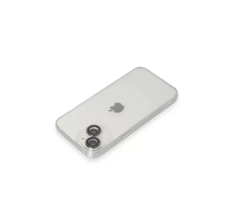 Apple iPhone 14 Kılıf Luko Lens Silikon - Siyah