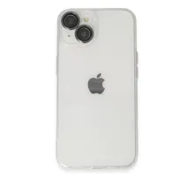 Apple iPhone 14 Kılıf Luko Lens Silikon - Siyah