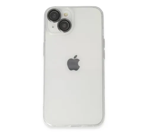 Apple iPhone 14 Kılıf Luko Lens Silikon - Siyah