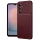 Samsung Galaxy A36 Kılıf Auto Focus Karbon Kapak - Bordo