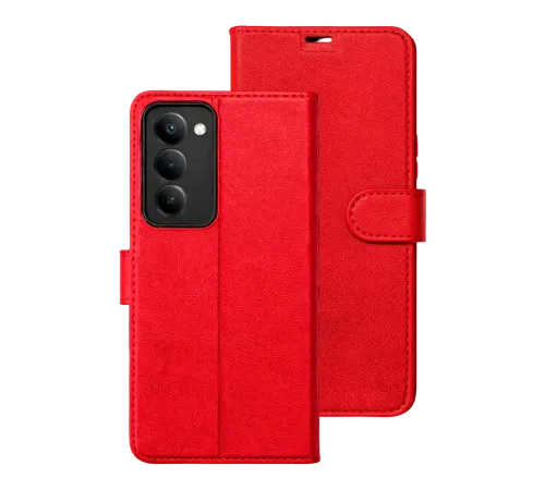 Xiaomi Redmi 15 5G Trend S Plus Kapaklı Kılıf - Kırmızı
