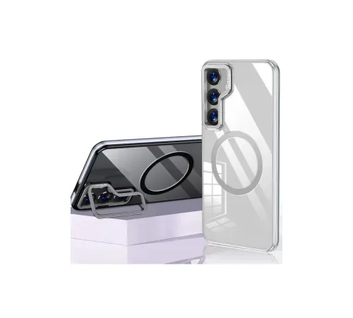 Samsung Galaxy S24 Crystal Magsafe Kapak - Şeffaf