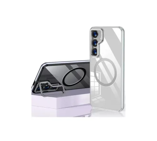 Samsung Galaxy S24 Crystal Magsafe Kapak - Şeffaf