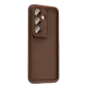 Samsung Galaxy A37 5G Viera Silikon - Kahverengi