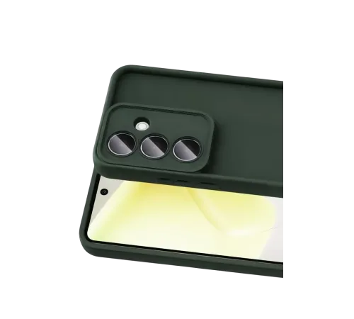 Samsung Galaxy A37 5G Viera Silikon - Koyu Yeşil