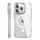 iPhone 15 Pro Max Kılıf Crystal Magsafe Kapak - Şeffaf