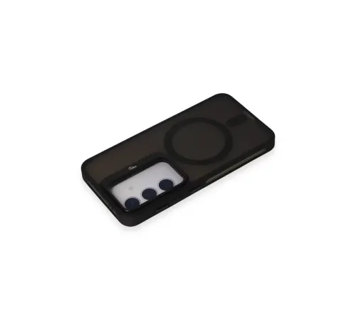 Samsung Galaxy S24 Flet Lens Magsafe Kapak - Siyah