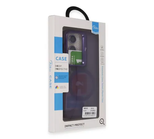 Samsung Galaxy S24 Flet Lens Magsafe Kapak - Derin Mor