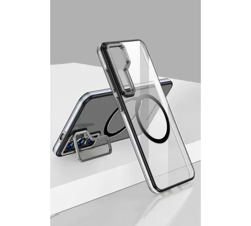 Samsung Galaxy S24 Crystal Magsafe Kapak - Siyah