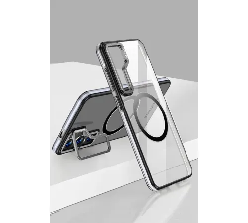 Samsung Galaxy S24 Crystal Magsafe Kapak - Siyah