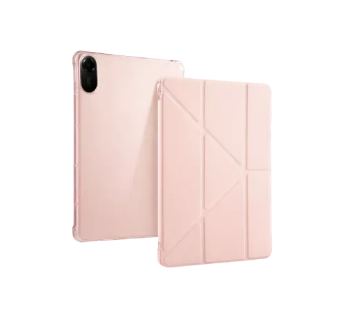 Xiaomi Redmi Pad 2 Kalemlikli Mars Tablet Kılıfı - Rose Gold