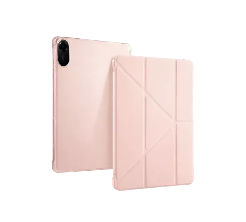 Xiaomi Redmi Pad 2 Kalemlikli Mars Tablet Kılıfı - Rose Gold