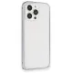 iPhone 15 Pro Max Metal Bumper Mat Kapak - Gri