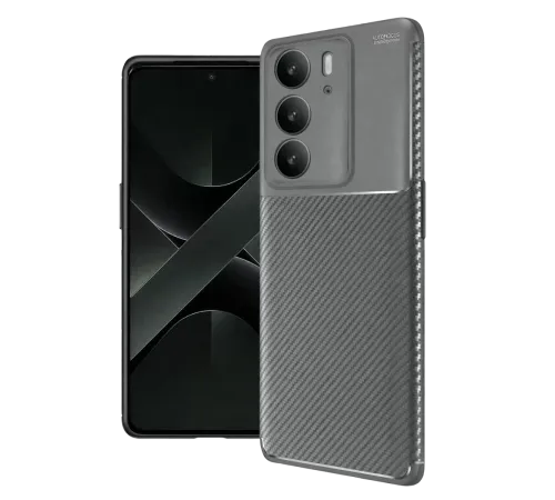 Realme C75 4G Auto Focus Karbon Kapak - Gri