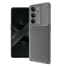 Realme C75 4G Auto Focus Karbon Kapak - Gri