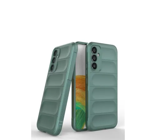 Samsung Galaxy A15 4G Kılıf Optimum Silikon - Koyu Yeşil