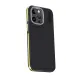 iPhone 15 Pro Max Kılıf Aramid 600D Kevlar Karbon Fiber Magsafe Kapak - Sarı