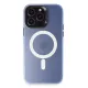 iPhone 15 Pro Max Kılıf Mateks Magsafe Kapak - Sierra Blue