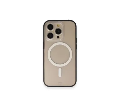 Apple iPhone 14 Pro Kılıf Grand Magneticsafe Kapak - Siyah