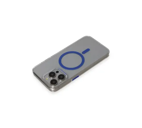 iPhone 15 Pro Max Bubble Magsafe Kapak - Lacivert