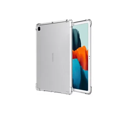 Samsung Galaxy P610 Tab S6 Lite 10.4 Kılıf Anti Shock Tablet Silikon - Şeffaf