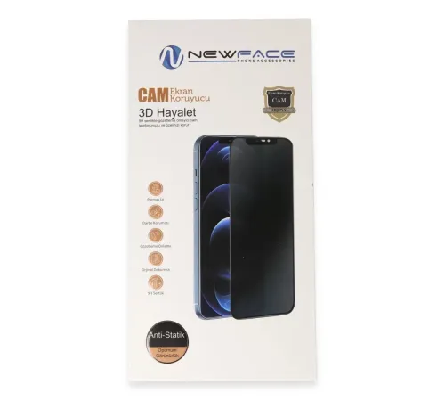 Samsung Galaxy S26 Plus 3D Antistatik Hayalet Cam Ekran Koruyucu - Siyah