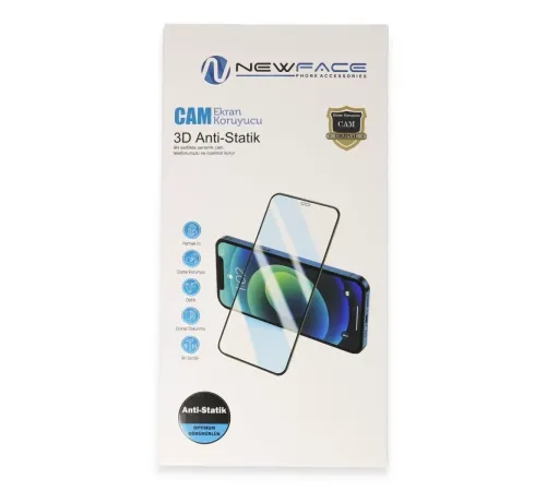 Samsung Galaxy A37 5G 3D Antistatik Cam Ekran Koruyucu