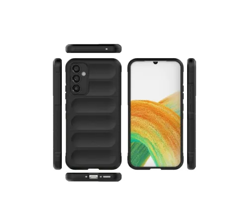 Samsung Galaxy A25 5G Kılıf Optimum Silikon - Siyah