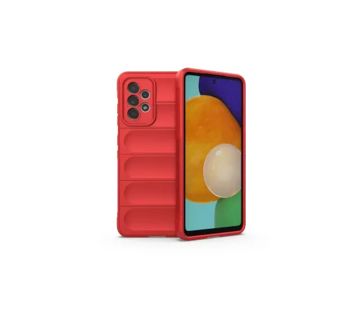 Samsung Galaxy A52 Kılıf Optimum Silikon - Kırmızı