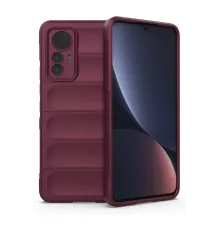 Xiaomi Mi 12 Lite Kılıf Optimum Silikon - Bordo