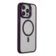iPhone 14 Pro Kılıf Roblox Lens Magsafe Standlı Kapak - Derin Mor