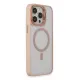 iPhone 15 Pro Kılıf Roblox Lens Magsafe Standlı Kapak - Pudra