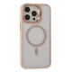 iPhone 15 Pro Kılıf Roblox Lens Magsafe Standlı Kapak - Pudra