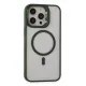 iPhone 15 Pro Max Kılıf Roblox Lens Magsafe Standlı Kapak - Koyu Yeşil