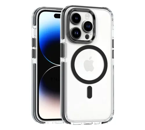 iPhone 15 Pro Max Bella Magsafe Kapak - Siyah