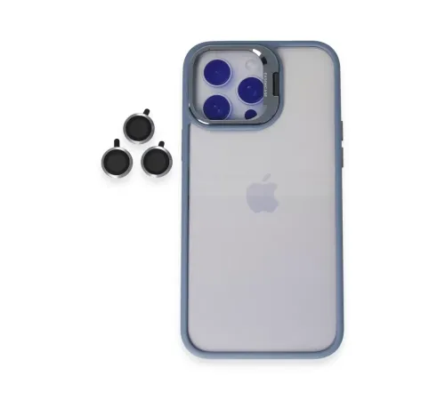 iPhone 14 Pro Kılıf Roblox Lens Standlı Kapak - Sierra Blue
