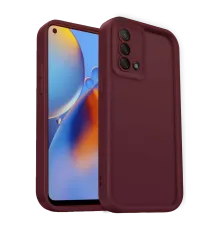 A74 4G Kılıf Viera Silikon - Bordo