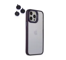 iPhone 14 Pro Kılıf Roblox Lens Standlı Kapak - Mor