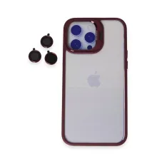 iPhone 14 Pro Kılıf Roblox Lens Standlı Kapak - Bordo