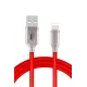 S48 Lightning Kablo iphone Uyumlu 1M 3A - Kırmızı
