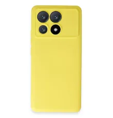 Xiaomi Poco X6 Pro Kılıf Nano içi Kadife Silikon - Sarı