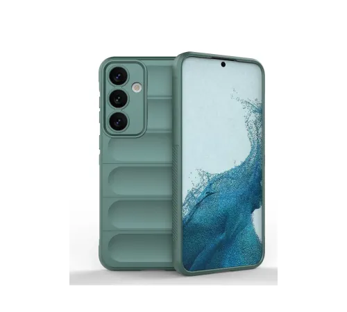 Samsung Galaxy S24 Kılıf Optimum Silikon - Koyu Yeşil