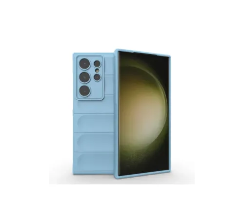 Samsung Galaxy S24 Ultra Kılıf Optimum Silikon - Sky Blue