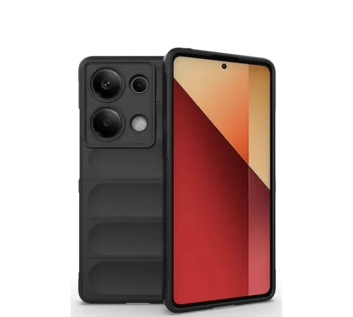 Xiaomi Redmi Note 13 Pro 4G Kılıf Optimum Silikon - Siyah