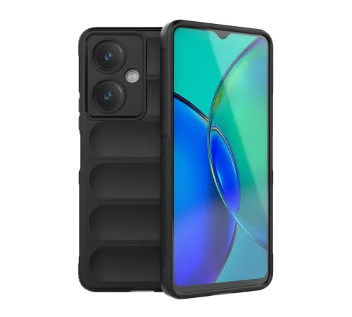 Vivo Y27 Kılıf Optimum Silikon - Siyah